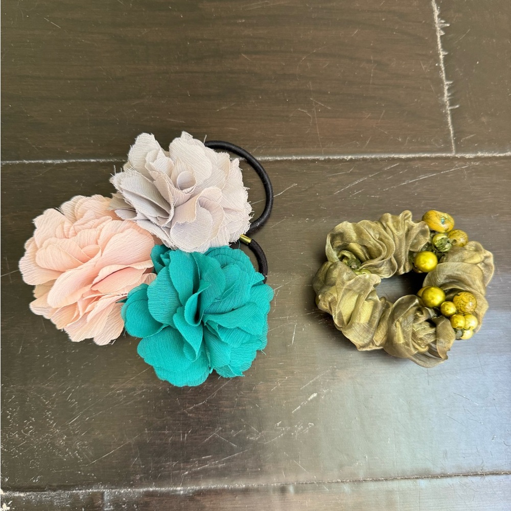 Korean Brand Hair Tie and Scrunchie Bundle